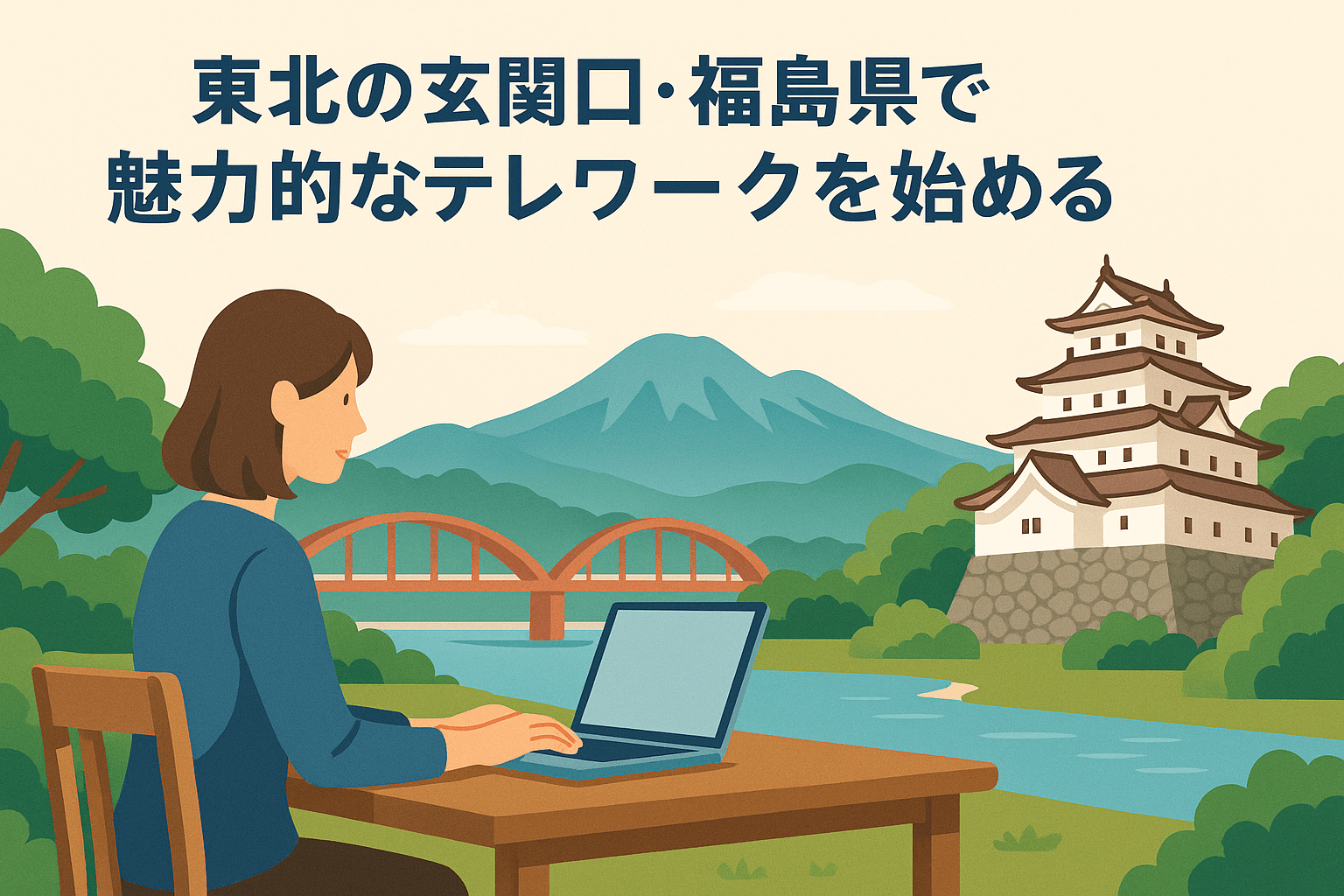 福島県でテレワーク
