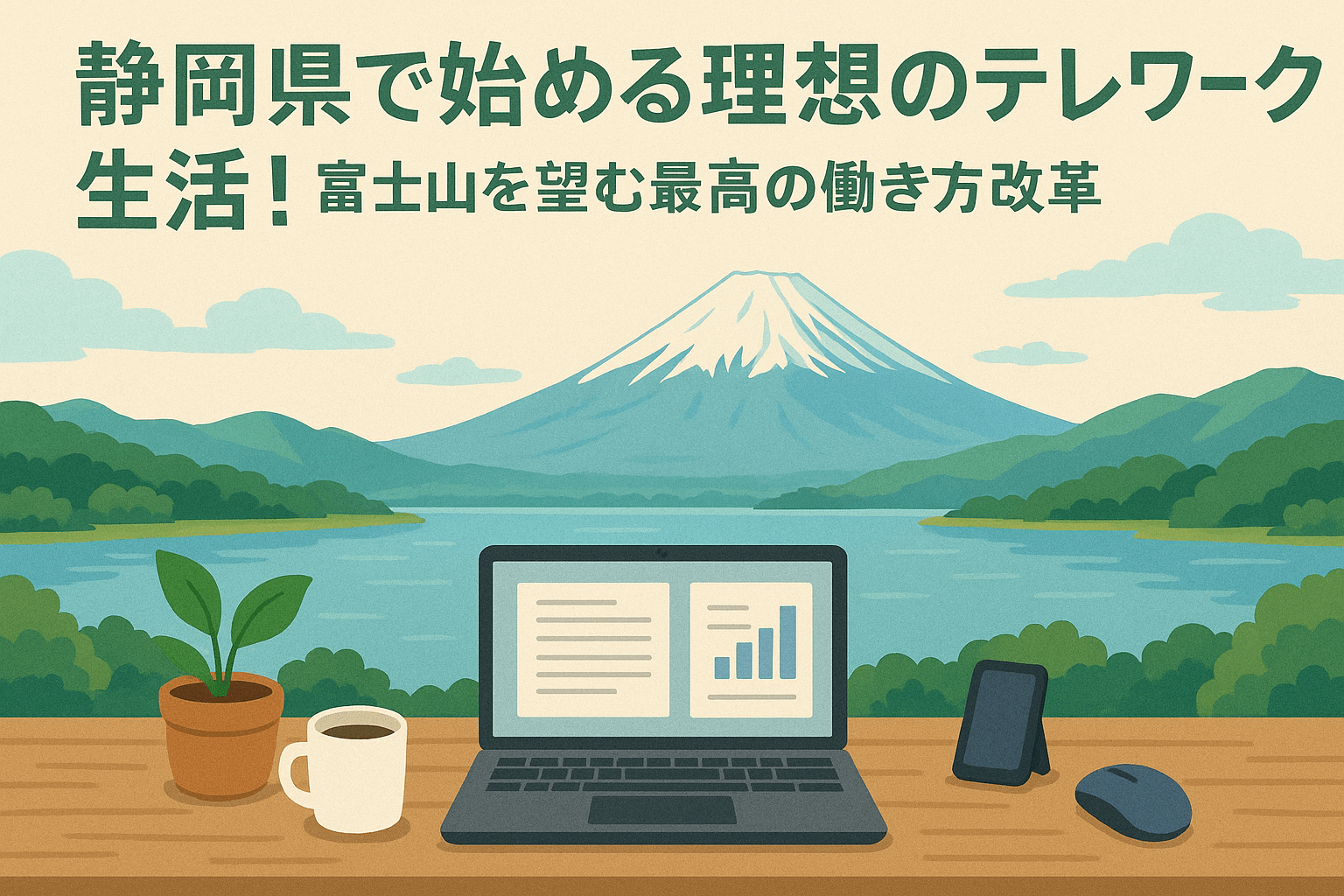 静岡でテレワーク