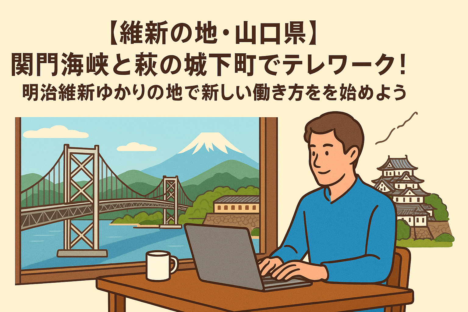 山口県でリモートワーク